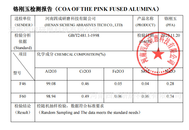 铬刚玉1-3mm用于耐火材料